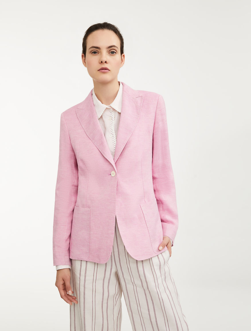 Linen canvas blazer Weekend Maxmara Linen canvas blazer Weekend Maxmara