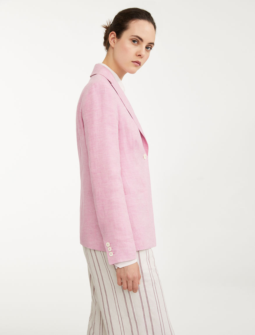 Linen canvas blazer Weekend Maxmara Linen canvas blazer Weekend Maxmara