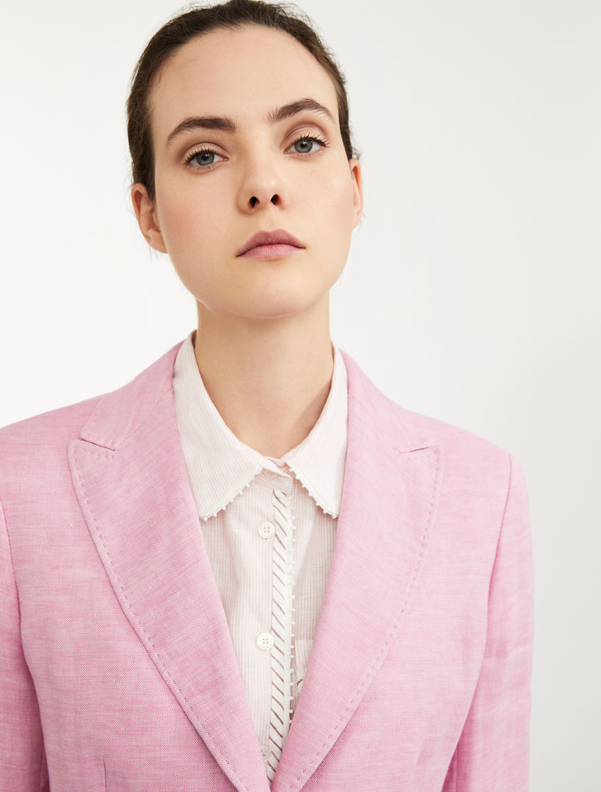 Linen canvas blazer Weekend Maxmara Linen canvas blazer Weekend Maxmara