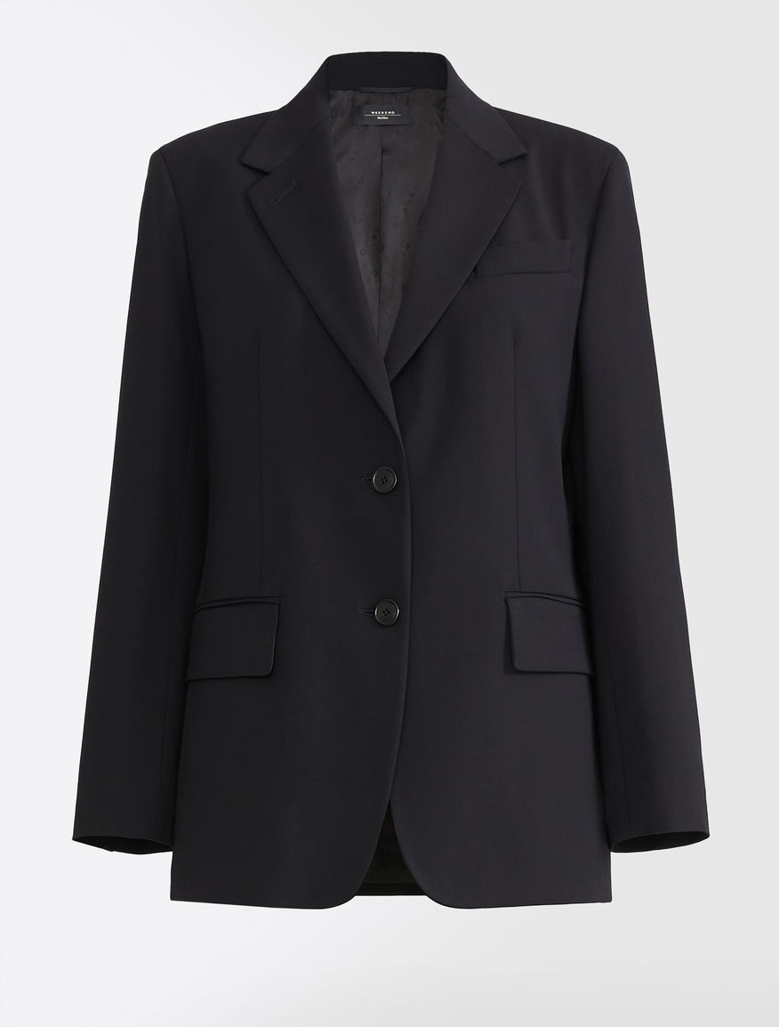 Wool and viscose twill blazer Weekend Maxmara Wool and viscose twill blazer Weekend Maxmara