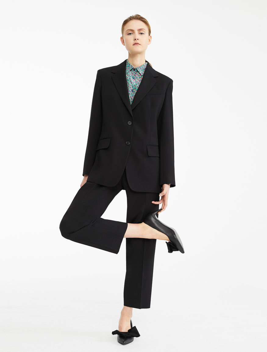 Wool and viscose twill blazer Weekend Maxmara Wool and viscose twill blazer Weekend Maxmara
