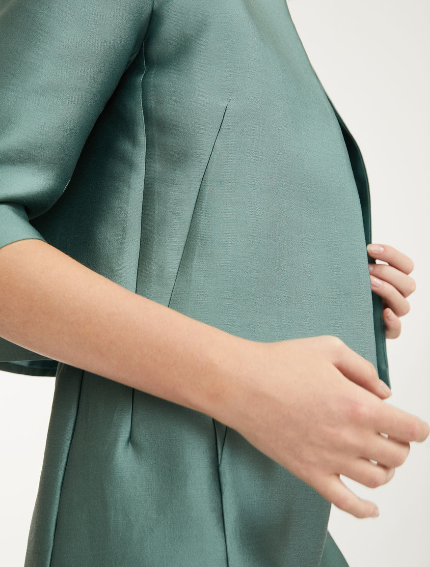 Silk and cotton satin jacket Weekend Maxmara Silk and cotton satin jacket Weekend Maxmara