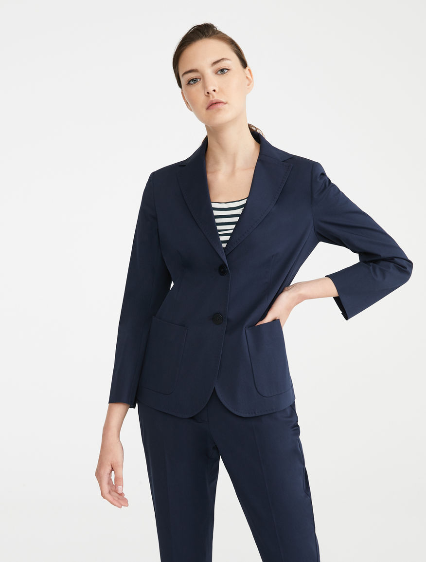 Blazer in gabardina di cotone Weekend Maxmara Blazer in gabardina di cotone Weekend Maxmara