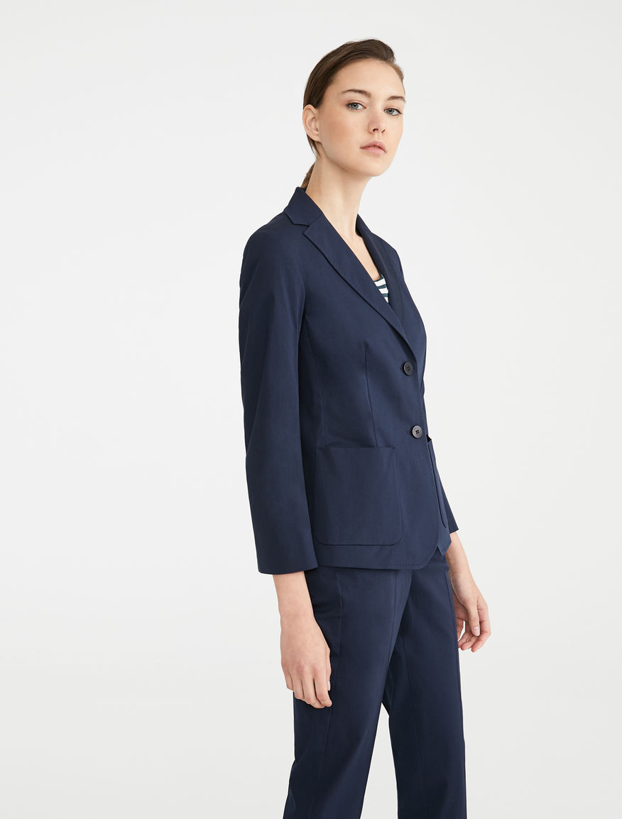 Blazer in gabardina di cotone Weekend Maxmara Blazer in gabardina di cotone Weekend Maxmara