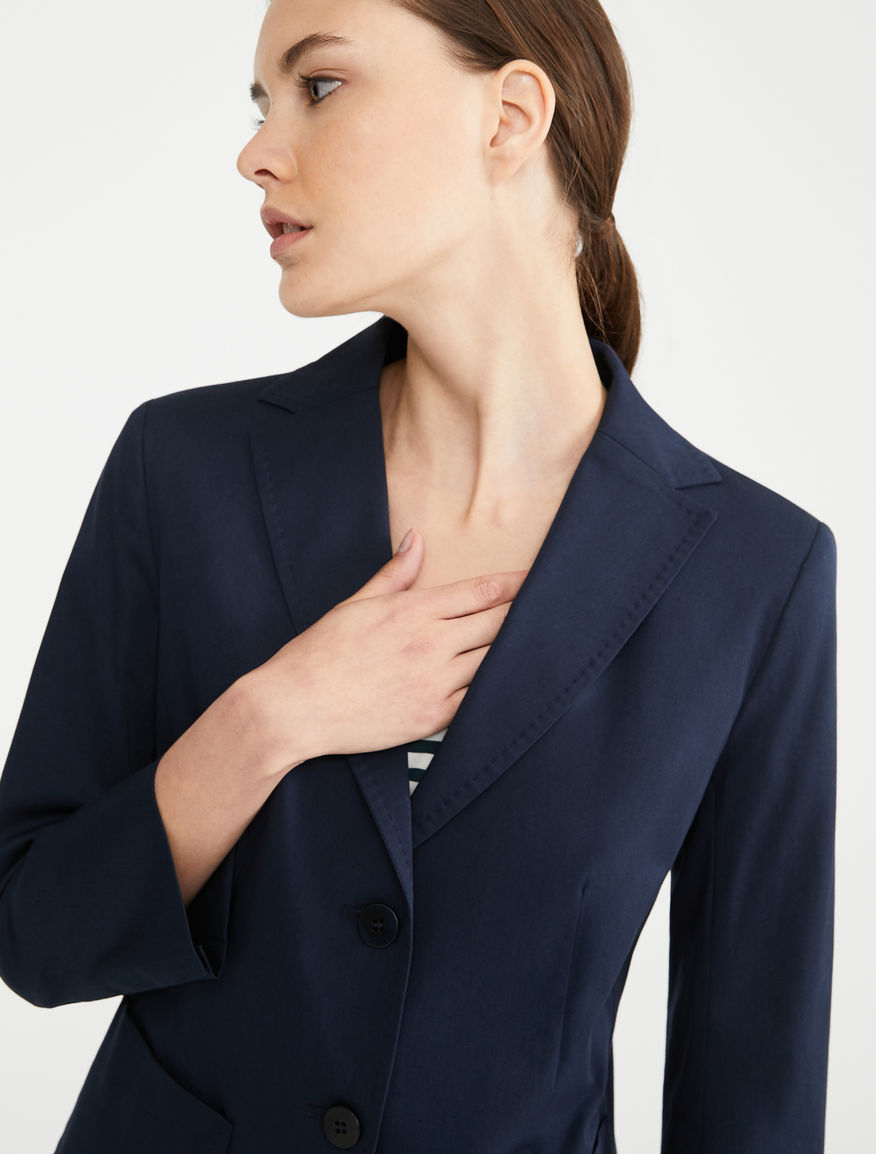 Blazer in gabardina di cotone Weekend Maxmara Blazer in gabardina di cotone Weekend Maxmara