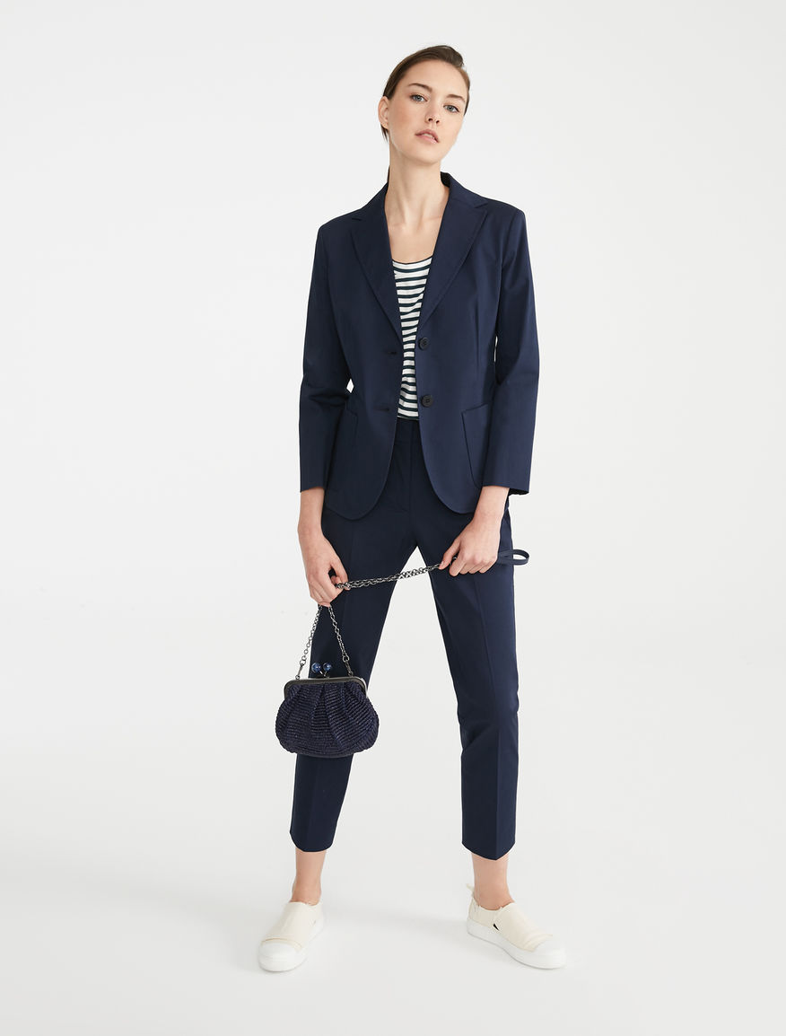 Blazer in gabardina di cotone Weekend Maxmara Blazer in gabardina di cotone Weekend Maxmara