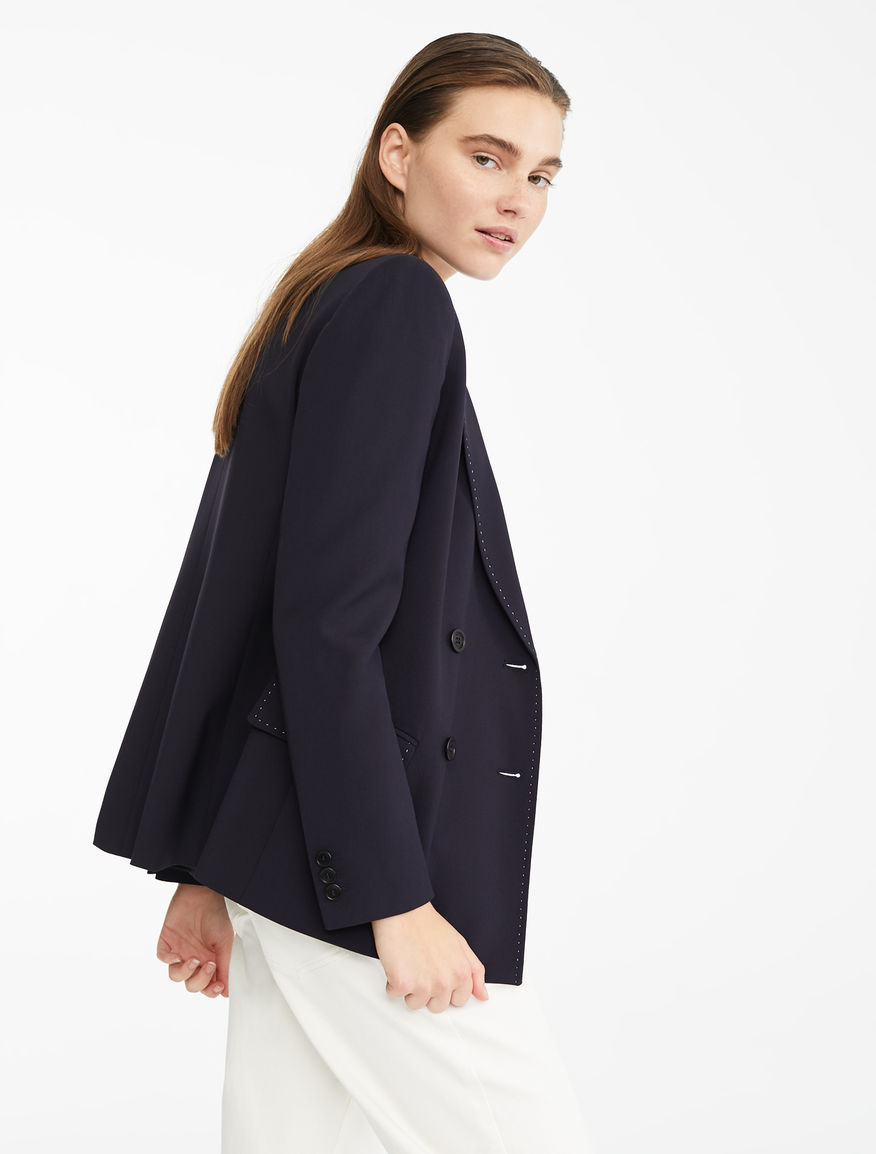Wool and viscose twill blazer Weekend Maxmara Wool and viscose twill blazer Weekend Maxmara