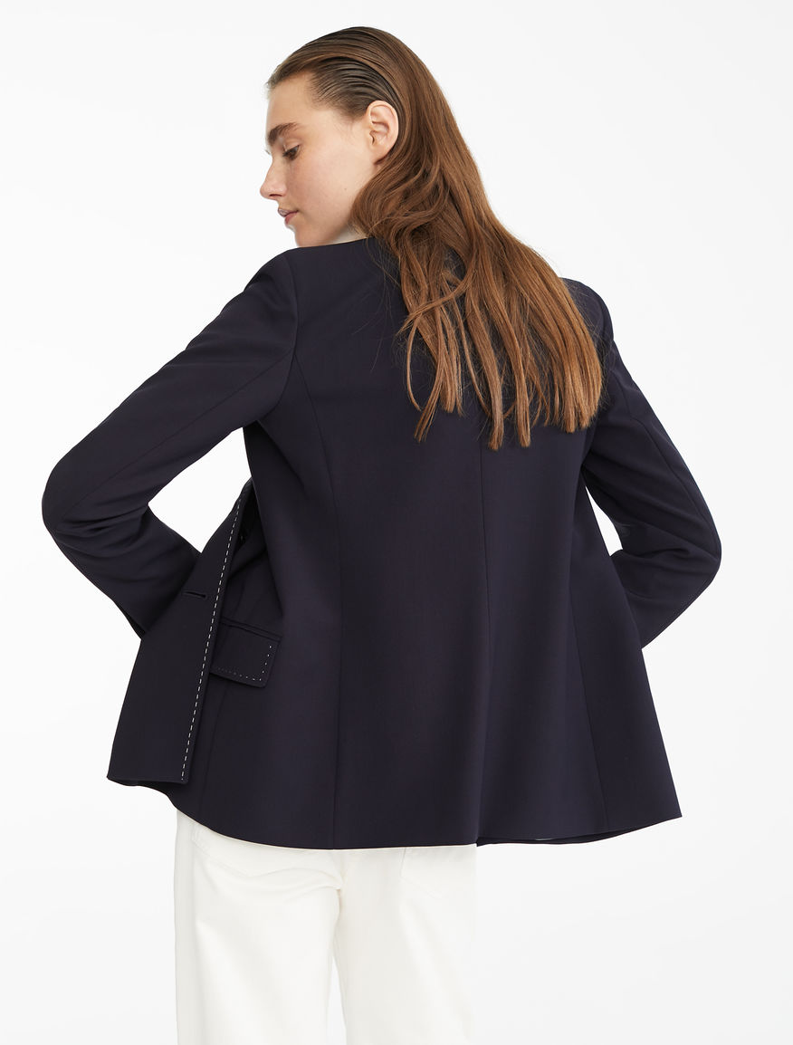 Wool and viscose twill blazer Weekend Maxmara Wool and viscose twill blazer Weekend Maxmara