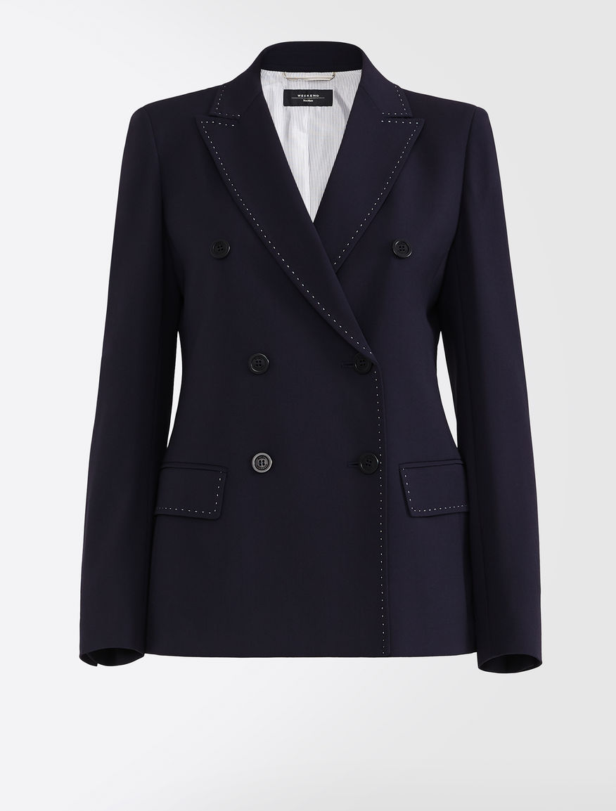 Wool and viscose twill blazer Weekend Maxmara Wool and viscose twill blazer Weekend Maxmara