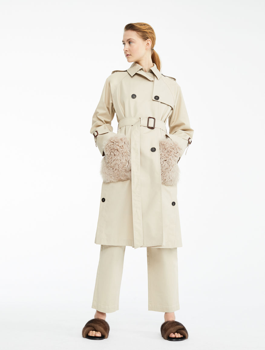 Water-repellent gabardine trench coat Weekend Maxmara Water-repellent gabardine trench coat Weekend Maxmara