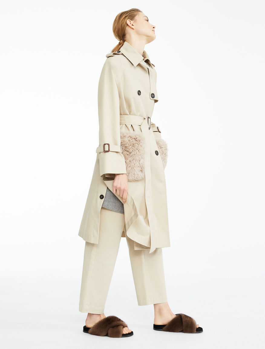 Water-repellent gabardine trench coat Weekend Maxmara Water-repellent gabardine trench coat Weekend Maxmara