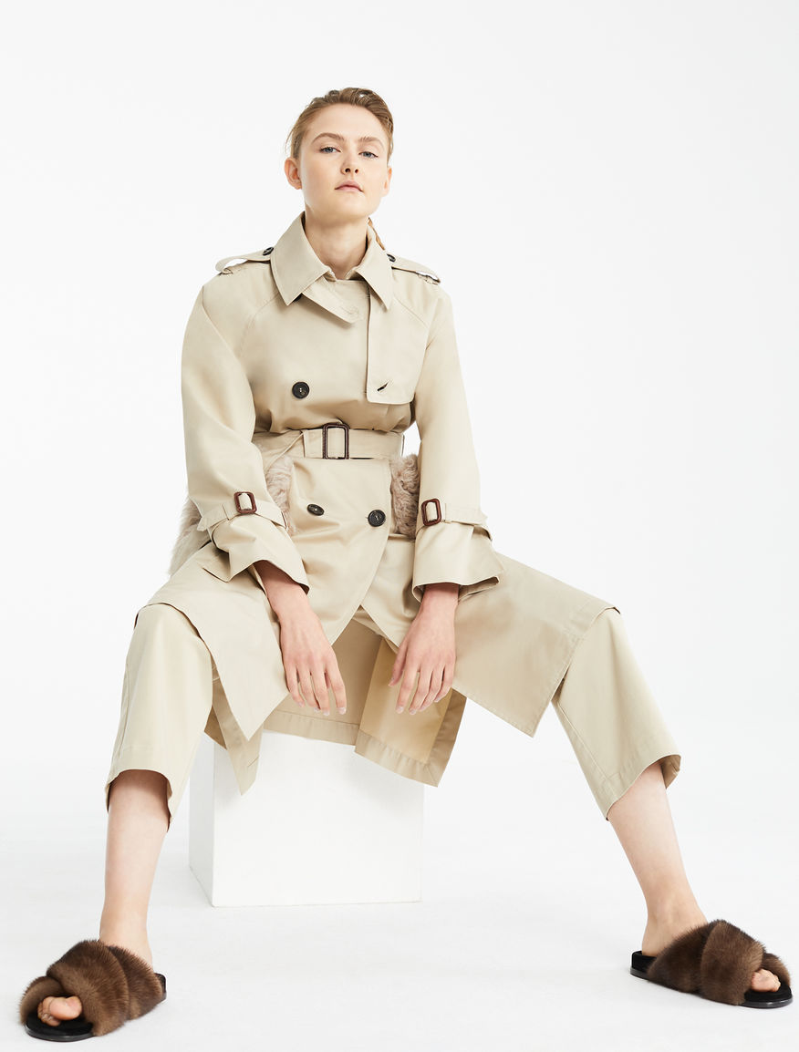 Water-repellent gabardine trench coat Weekend Maxmara Water-repellent gabardine trench coat Weekend Maxmara