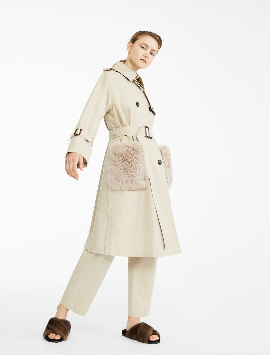 Water-repellent gabardine trench coat Weekend Maxmara Water-repellent gabardine trench coat Weekend Maxmara