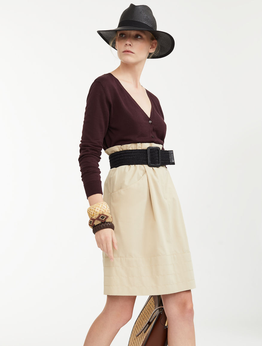 Cotton faille skirt Weekend Maxmara Cotton faille skirt Weekend Maxmara