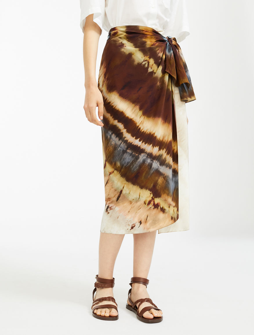 Silk crepe de chine skirt Weekend Maxmara Silk crepe de chine skirt Weekend Maxmara