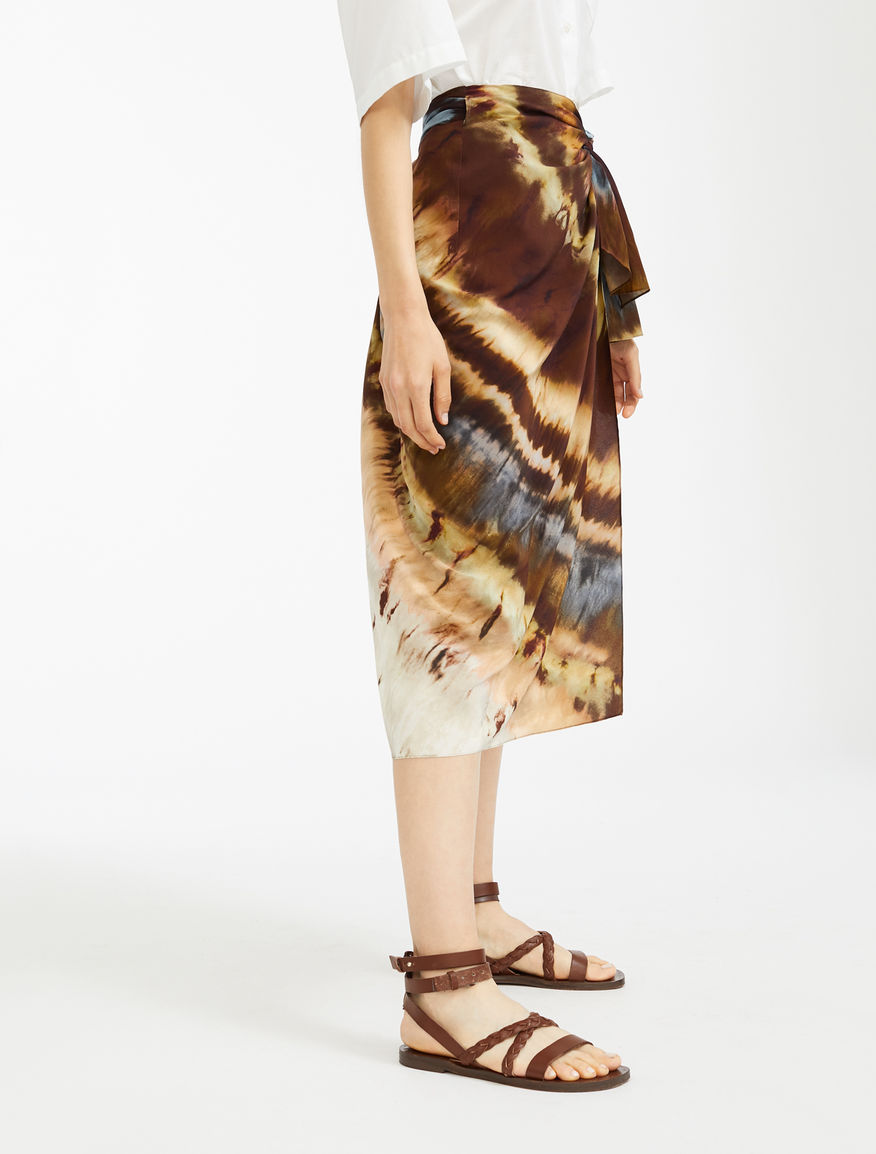 Silk crepe de chine skirt Weekend Maxmara Silk crepe de chine skirt Weekend Maxmara