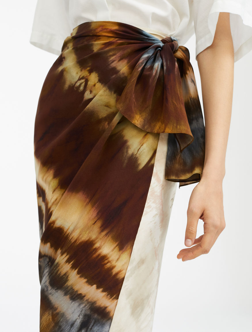 Silk crepe de chine skirt Weekend Maxmara Silk crepe de chine skirt Weekend Maxmara