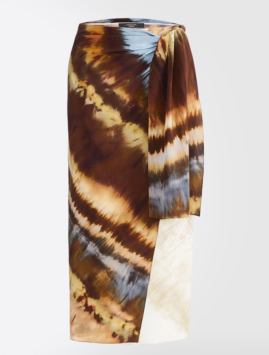 Silk crepe de chine skirt Weekend Maxmara Silk crepe de chine skirt Weekend Maxmara