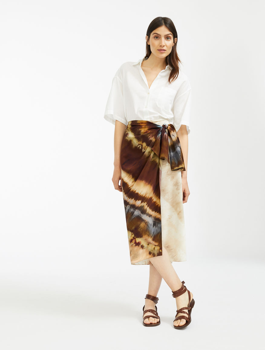 Silk crepe de chine skirt Weekend Maxmara Silk crepe de chine skirt Weekend Maxmara