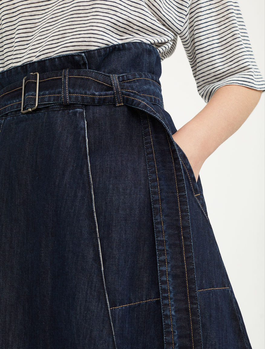 Cotton denim skirt Weekend Maxmara Cotton denim skirt Weekend Maxmara