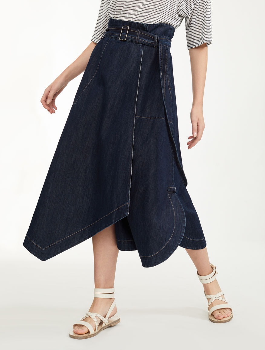 Cotton denim skirt Weekend Maxmara Cotton denim skirt Weekend Maxmara
