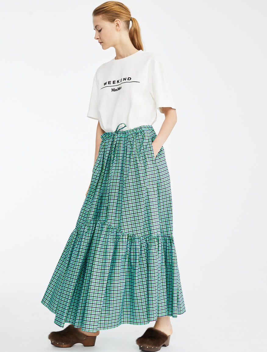 Gonna in popeline di cotone Weekend Maxmara Gonna in popeline di cotone Weekend Maxmara