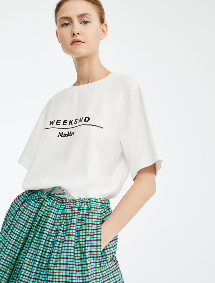 Gonna in popeline di cotone Weekend Maxmara Gonna in popeline di cotone Weekend Maxmara