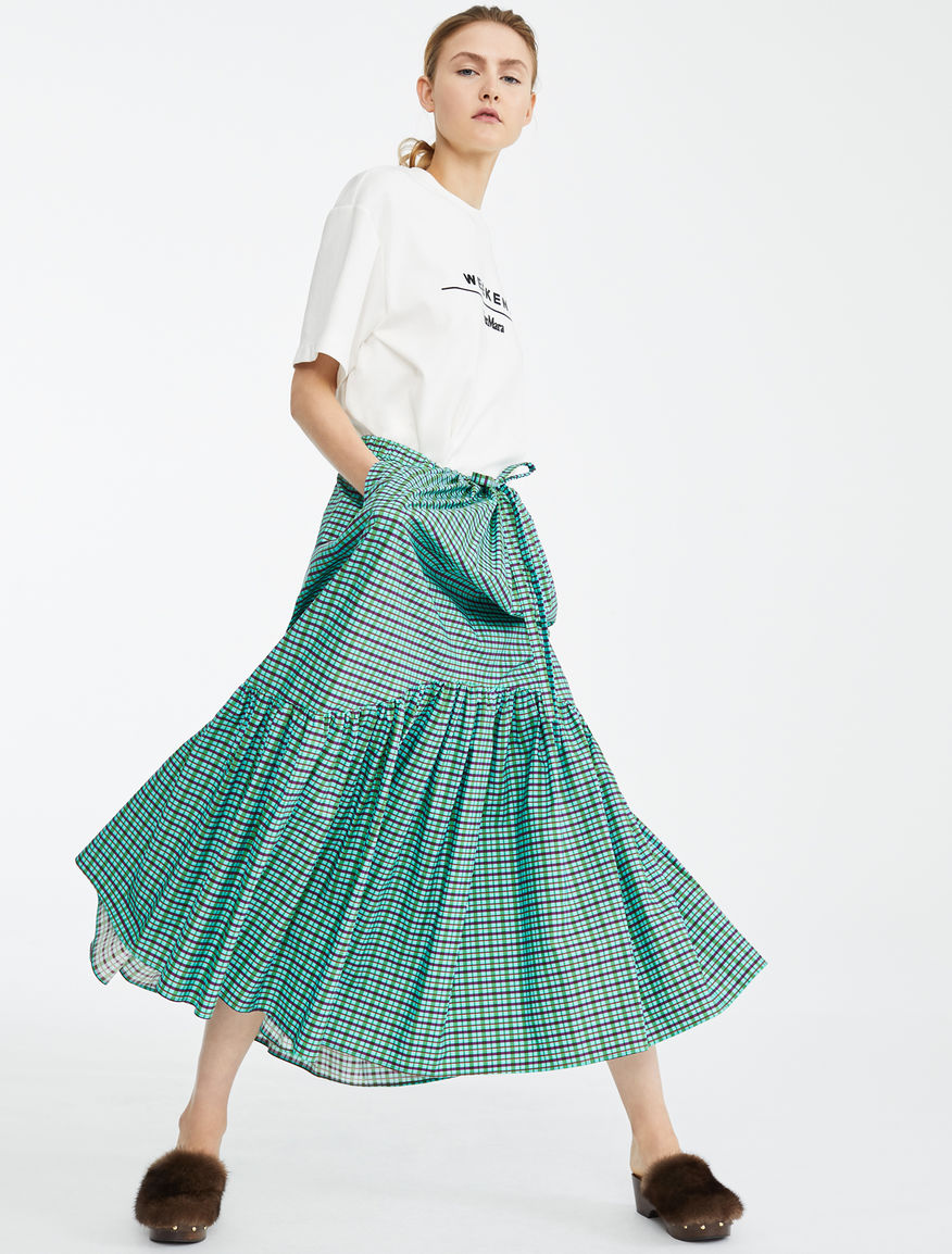 Gonna in popeline di cotone Weekend Maxmara Gonna in popeline di cotone Weekend Maxmara
