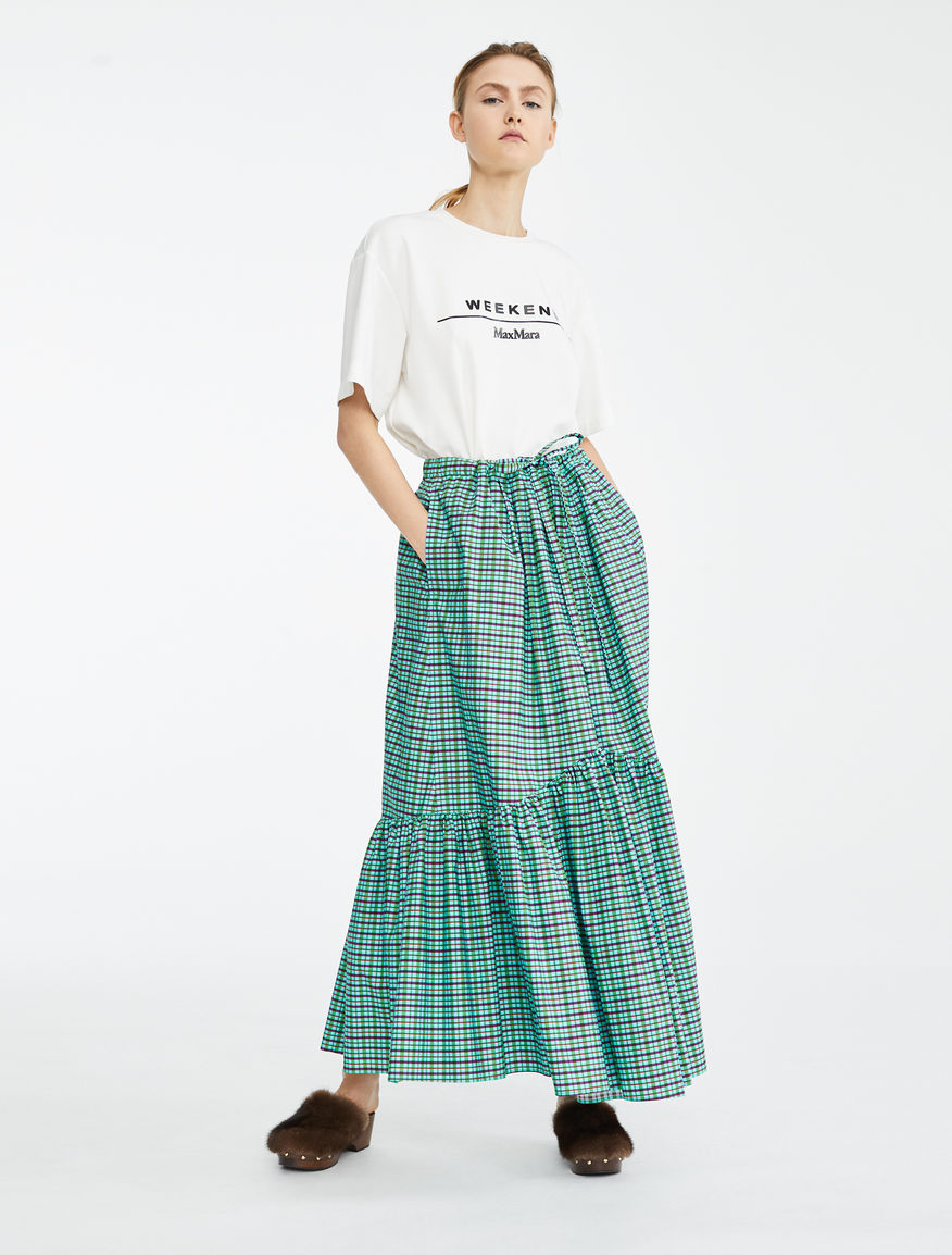 Gonna in popeline di cotone Weekend Maxmara Gonna in popeline di cotone Weekend Maxmara