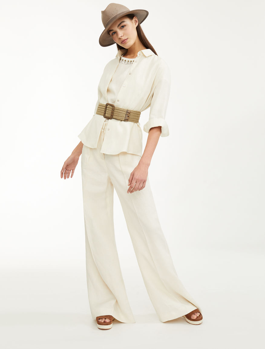 Linen canvas shirt Weekend Maxmara Linen canvas shirt Weekend Maxmara