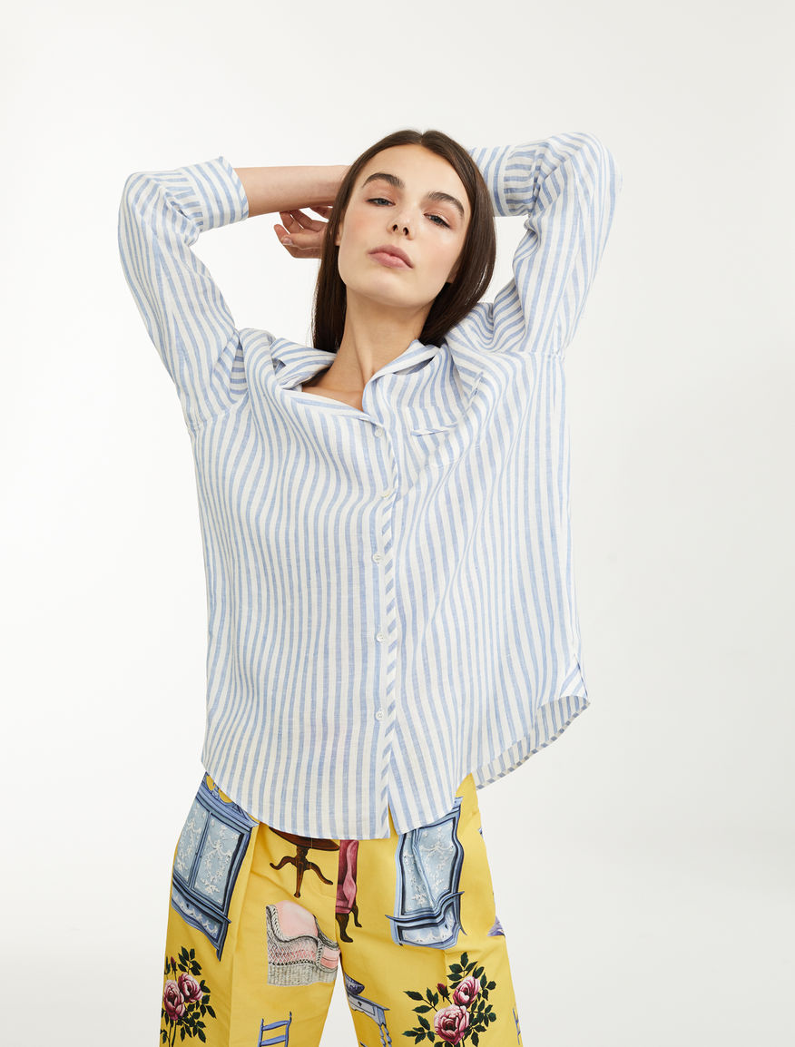Linen canvas shirt Weekend Maxmara Linen canvas shirt Weekend Maxmara