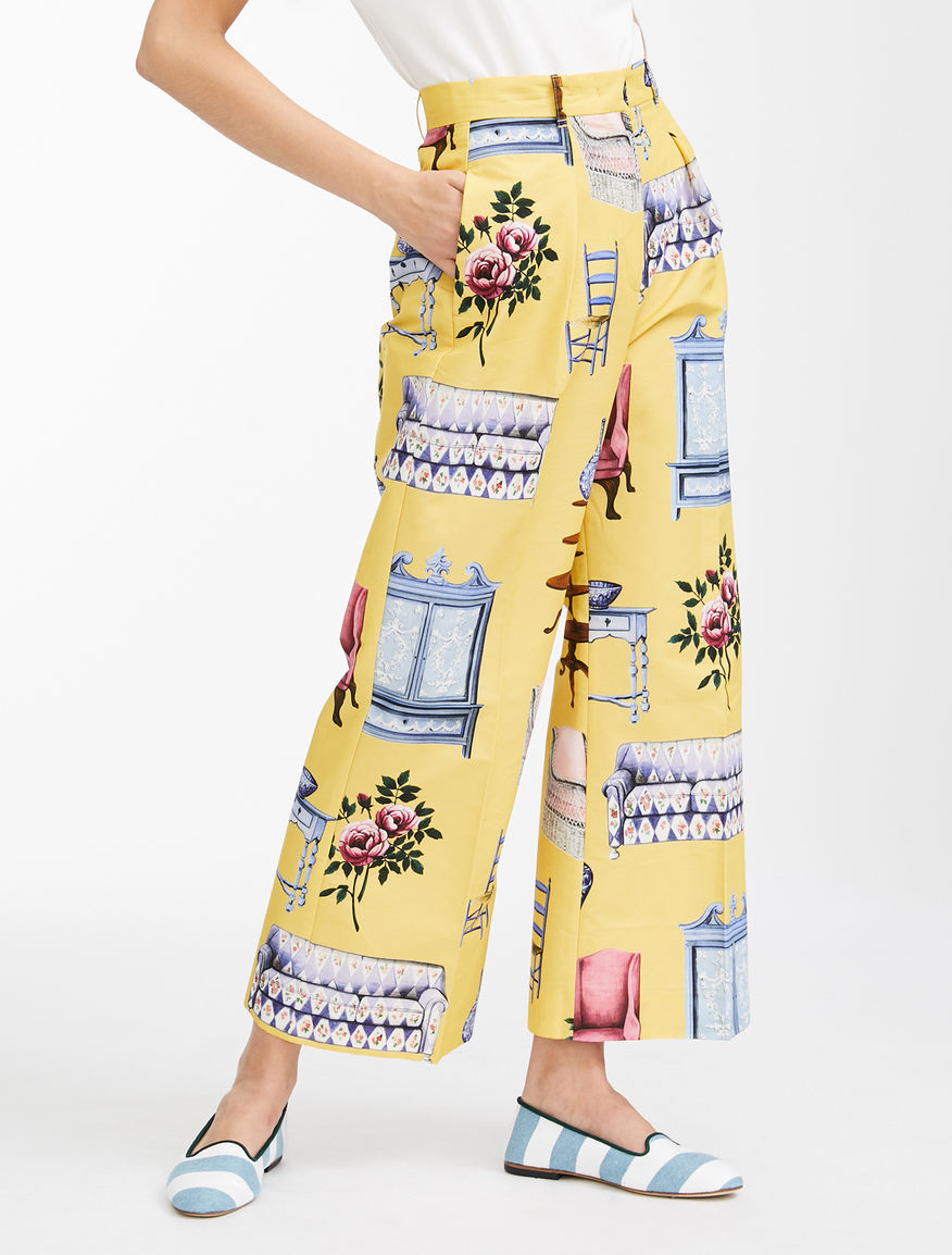 Cotton faille trousers Weekend Maxmara Cotton faille trousers Weekend Maxmara
