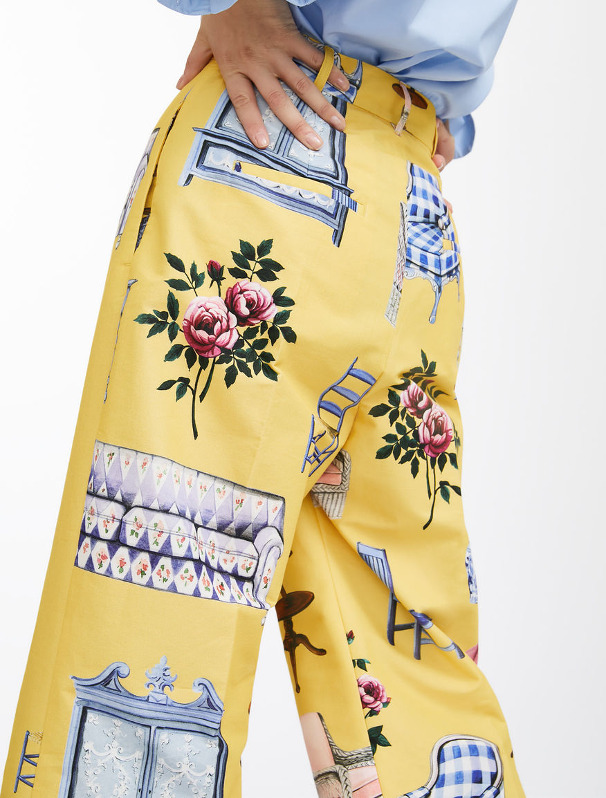 Cotton faille trousers Weekend Maxmara Cotton faille trousers Weekend Maxmara