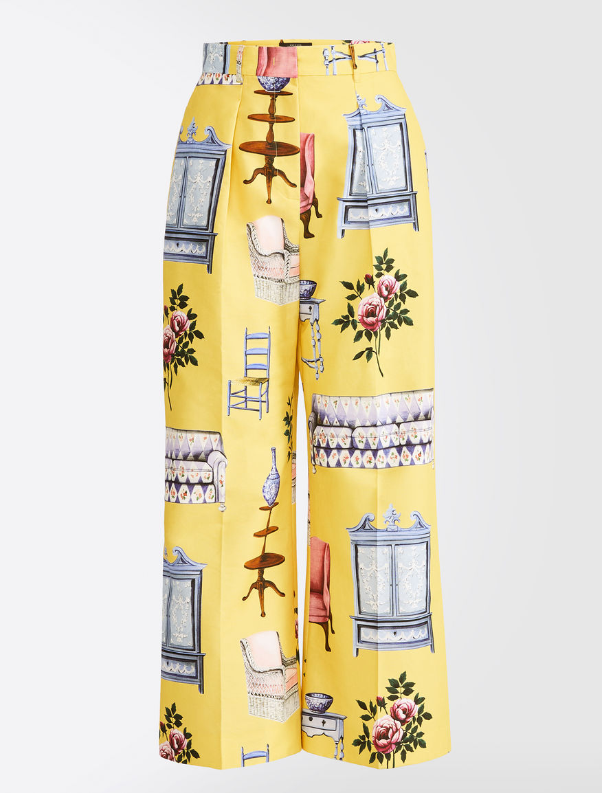 Cotton faille trousers Weekend Maxmara Cotton faille trousers Weekend Maxmara