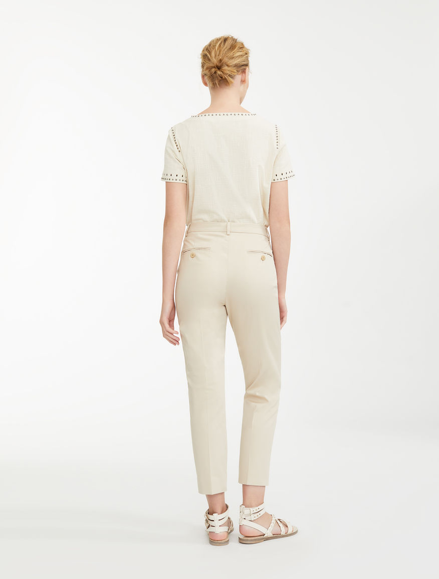 Cotton gabardine trousers Weekend Maxmara Cotton gabardine trousers Weekend Maxmara