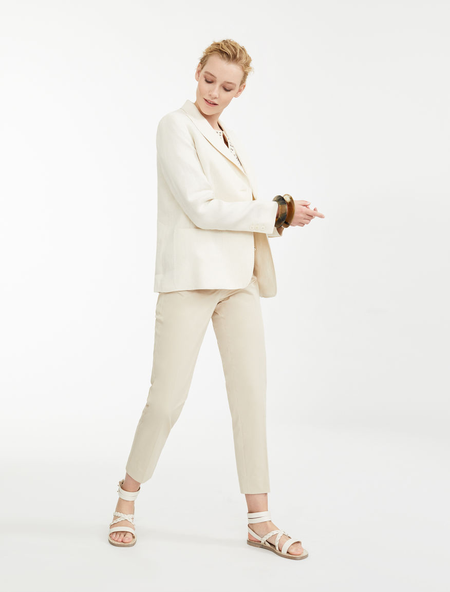 Cotton gabardine trousers Weekend Maxmara Cotton gabardine trousers Weekend Maxmara