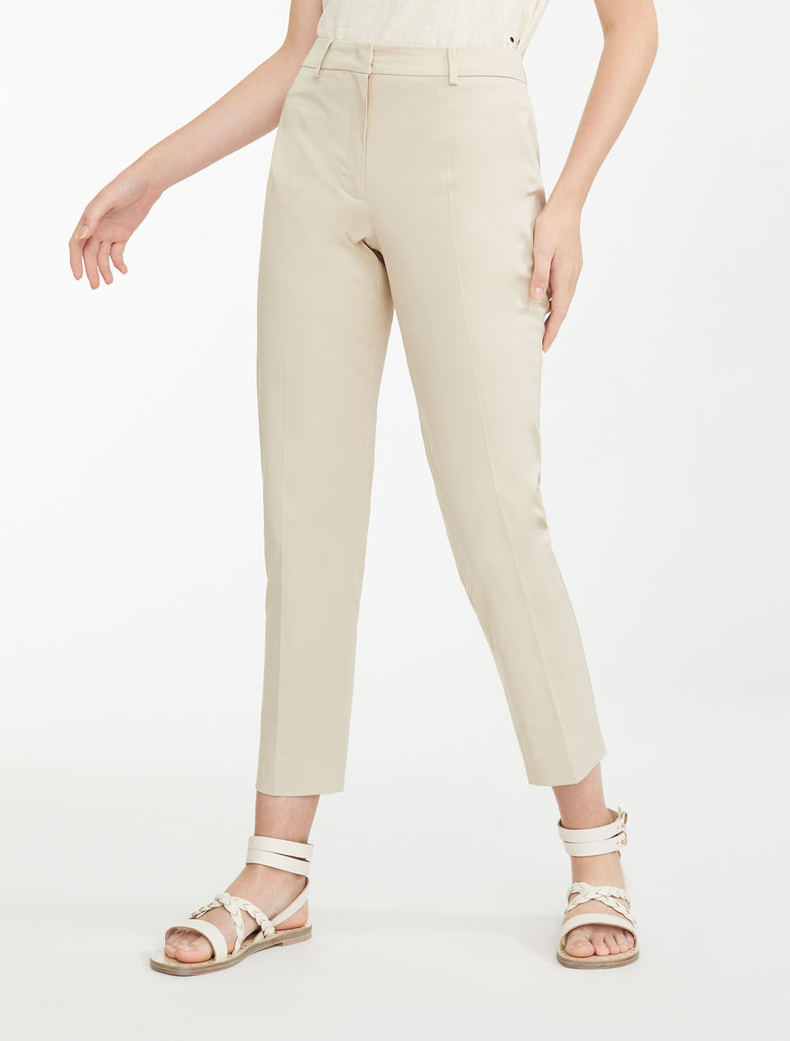 Cotton gabardine trousers Weekend Maxmara Cotton gabardine trousers Weekend Maxmara