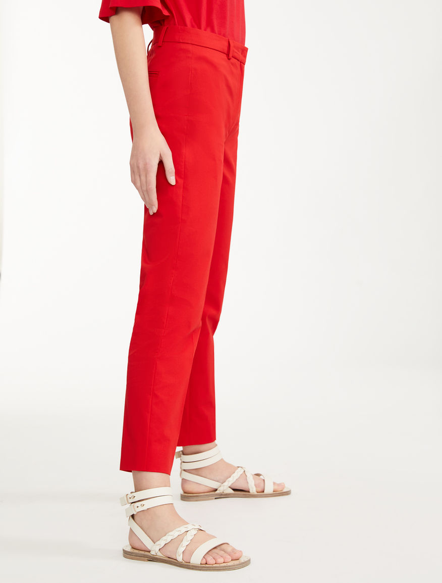 Cotton gabardine trousers Weekend Maxmara Cotton gabardine trousers Weekend Maxmara