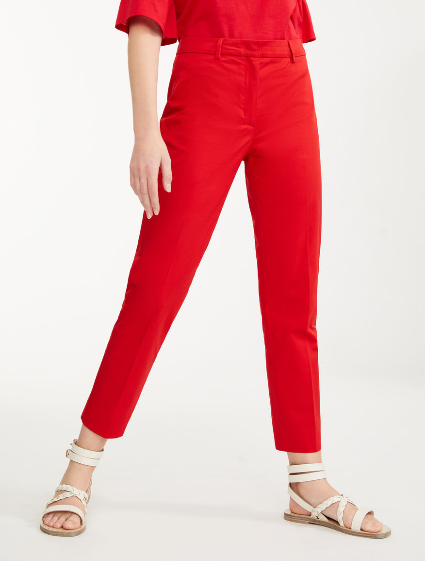 Cotton gabardine trousers Weekend Maxmara Cotton gabardine trousers Weekend Maxmara