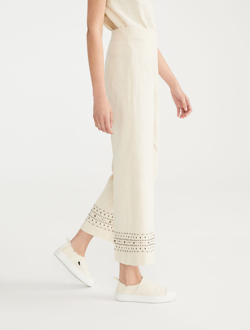 Trousers in cotton canvas Weekend Maxmara Trousers in cotton canvas Weekend Maxmara