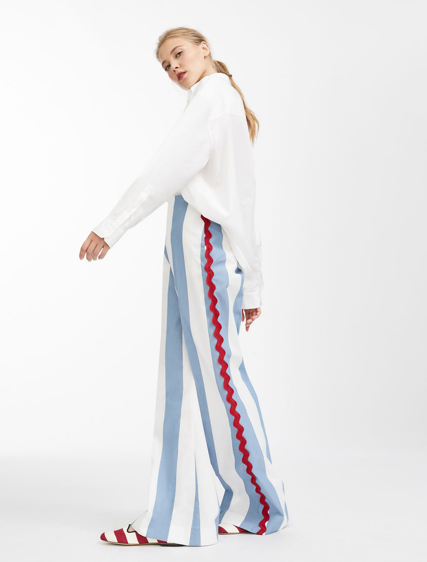 Trousers in cotton canvas Weekend Maxmara Trousers in cotton canvas Weekend Maxmara
