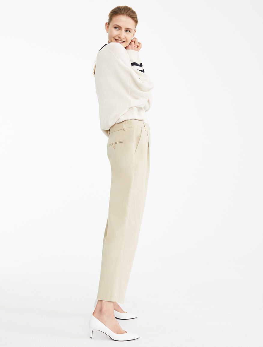 Cotton twill trousers Weekend Maxmara Cotton twill trousers Weekend Maxmara