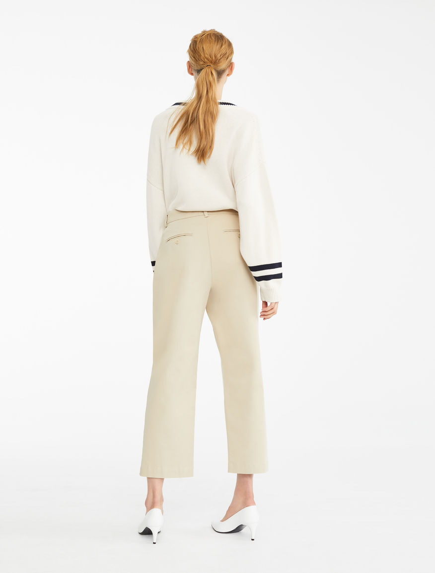 Cotton twill trousers Weekend Maxmara Cotton twill trousers Weekend Maxmara