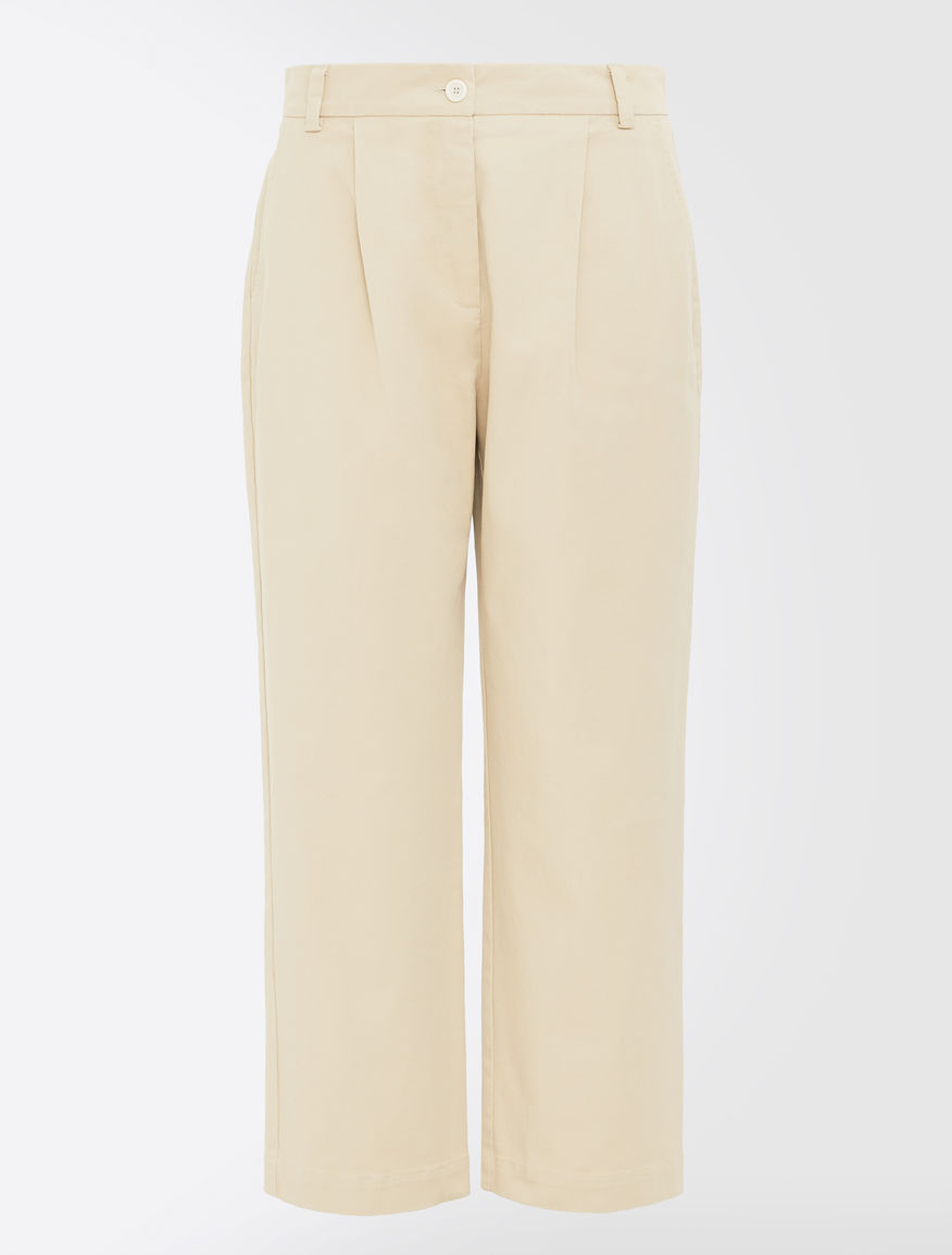 Cotton twill trousers Weekend Maxmara Cotton twill trousers Weekend Maxmara