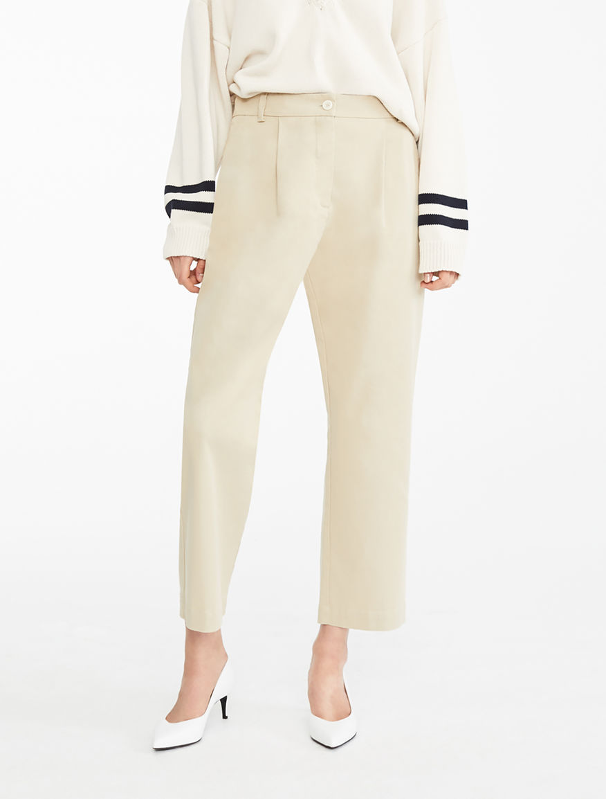 Cotton twill trousers Weekend Maxmara Cotton twill trousers Weekend Maxmara