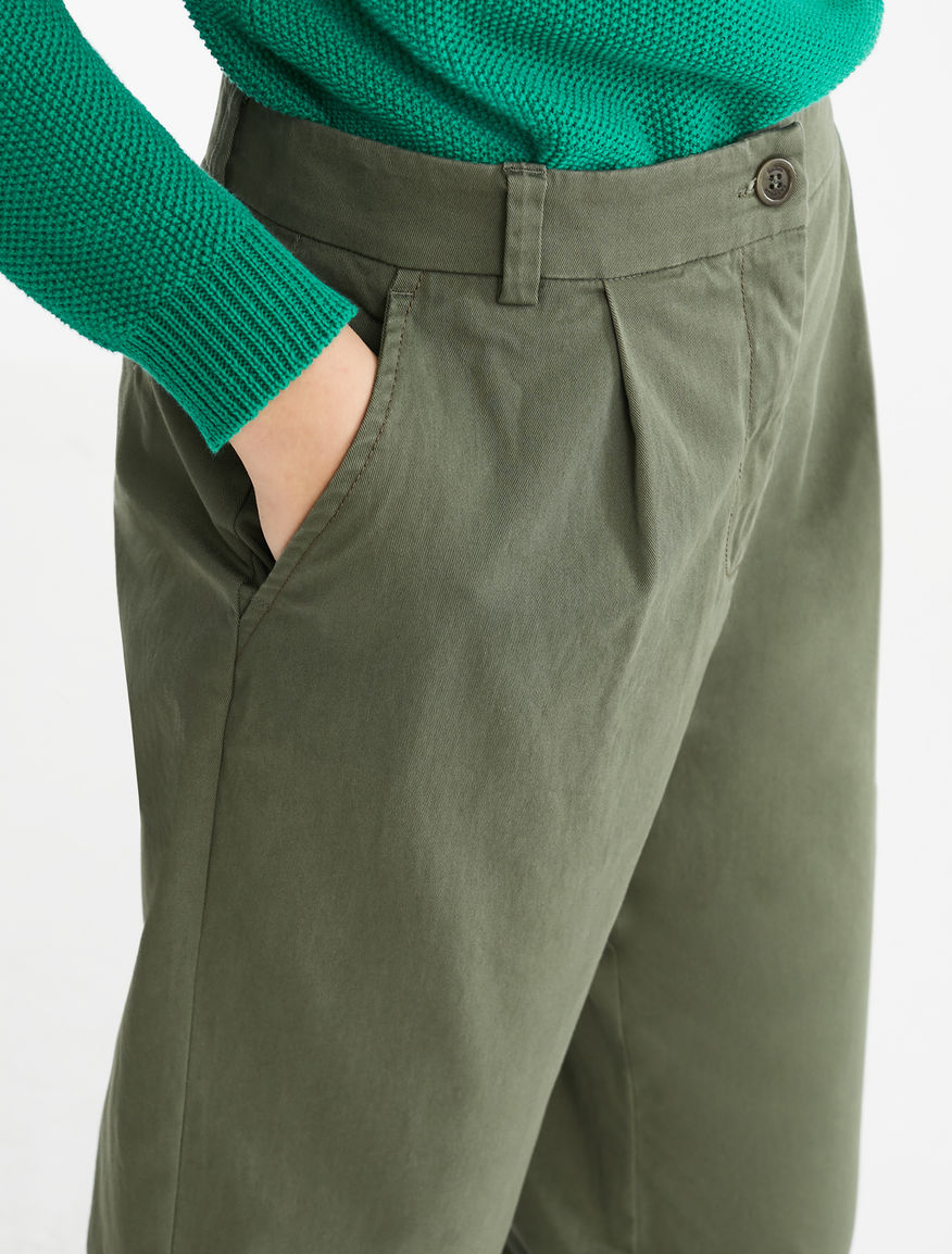 Cotton twill trousers Weekend Maxmara Cotton twill trousers Weekend Maxmara