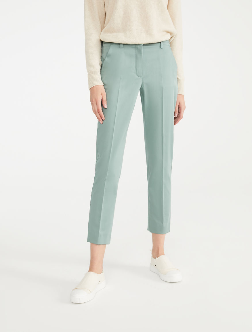 Cotton satin trousers Weekend Maxmara Cotton satin trousers Weekend Maxmara