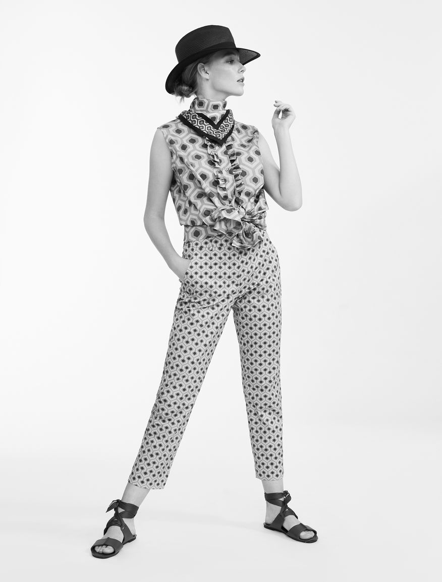Cotton gabardine trousers Weekend Maxmara Cotton gabardine trousers Weekend Maxmara
