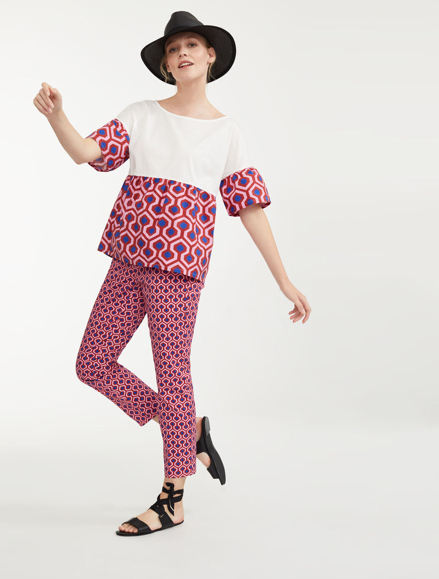 Cotton gabardine trousers Weekend Maxmara Cotton gabardine trousers Weekend Maxmara
