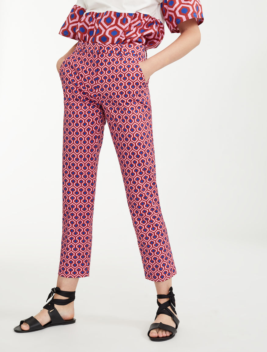 Cotton gabardine trousers Weekend Maxmara Cotton gabardine trousers Weekend Maxmara